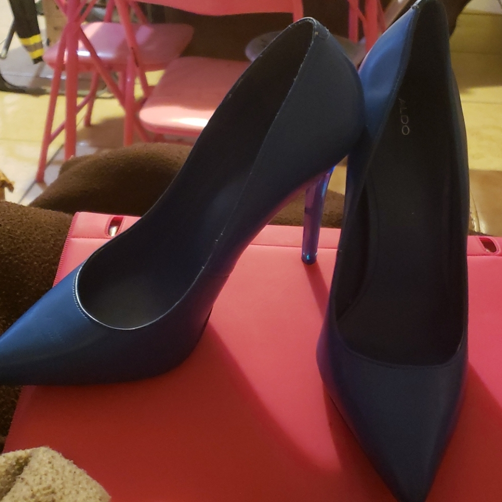 Blue ALDO heels